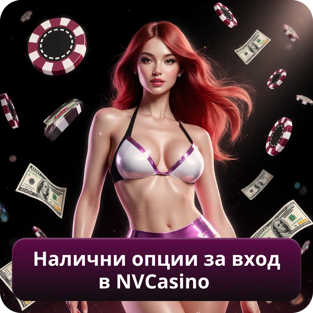 Налични опции за вход в NVcasino